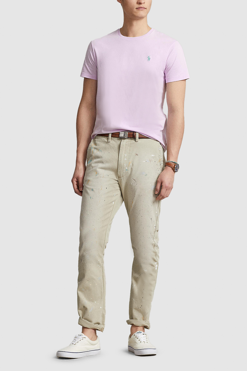 תמונת כל הלוק של חולצת טי מכותנה POLO RALPH LAUREN
